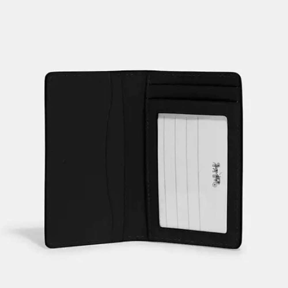 Coach Black Leather Bifold ID Wallet - Picture 6 of 7